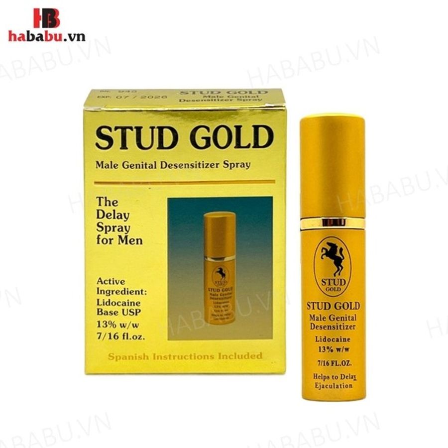 Xịt chống xuất tinh sớm Stud Gold 10ml chính hãng