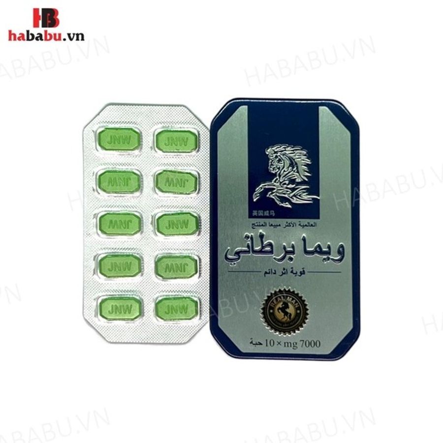 Tăng cường sinh lý nam Ngựa Thái hộp 10 viên chính hãng 346223