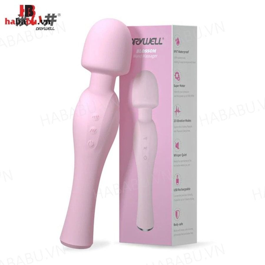 Chày rung Drywell Blossom massage chính hãng