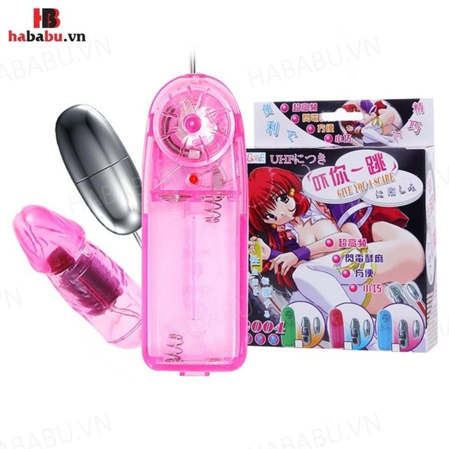 Trứng rung tăng khoái cảm inox Baile chính hãng