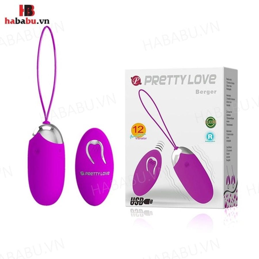 Trứng rung Pretty Love Berger tăng khoái cảm chính hãng
