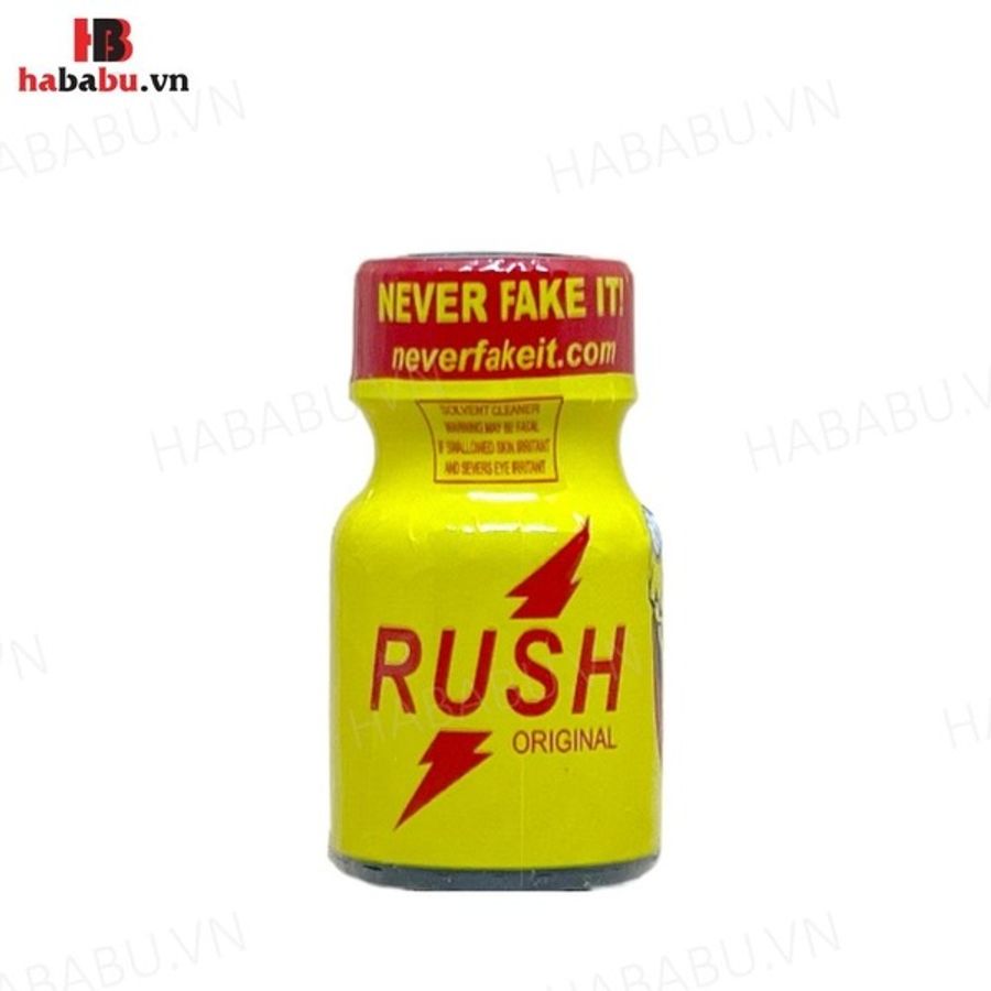 Nước ngửi Popper Rush vàng tăng kích thích chai 10ml chính hãng