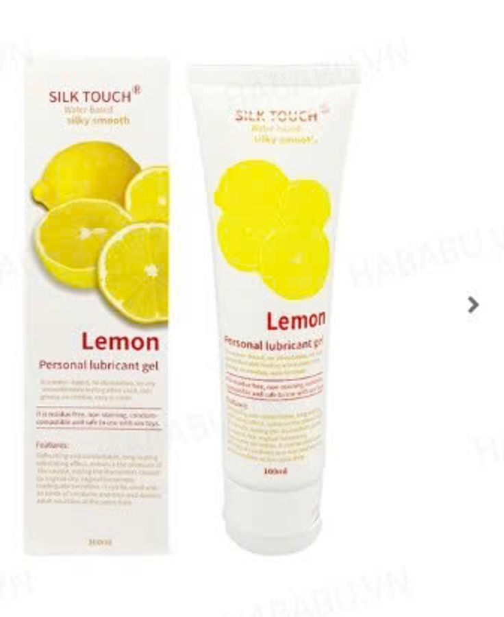 Gel tạo trơn hương chanh Silk Touch Lemon 100ml chính hãng