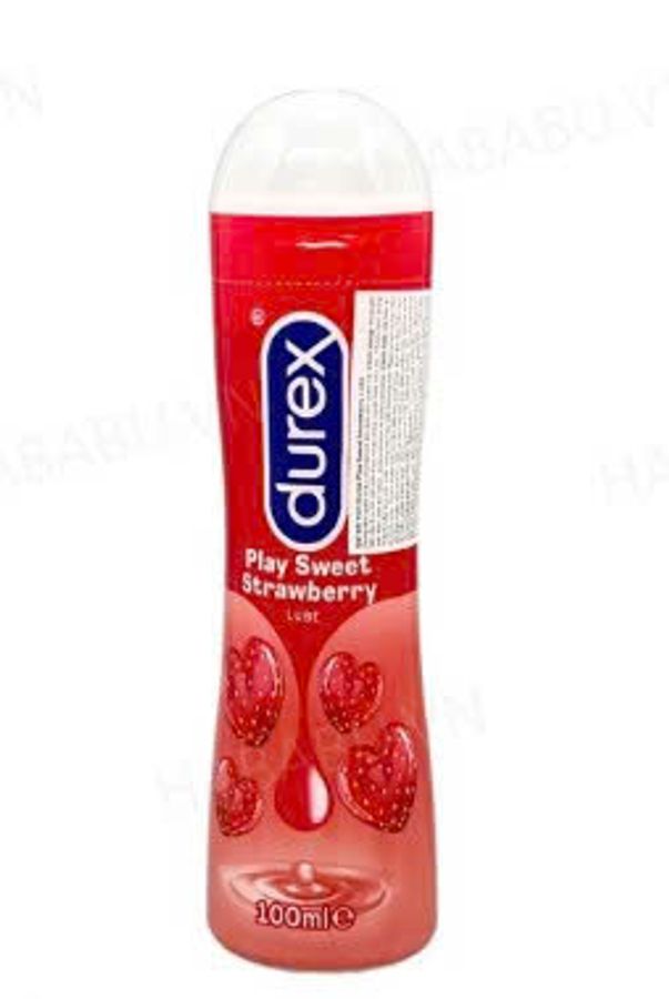 Gel tạo trơn hương dâu Durex Strawberry chai 100ml chính hãng