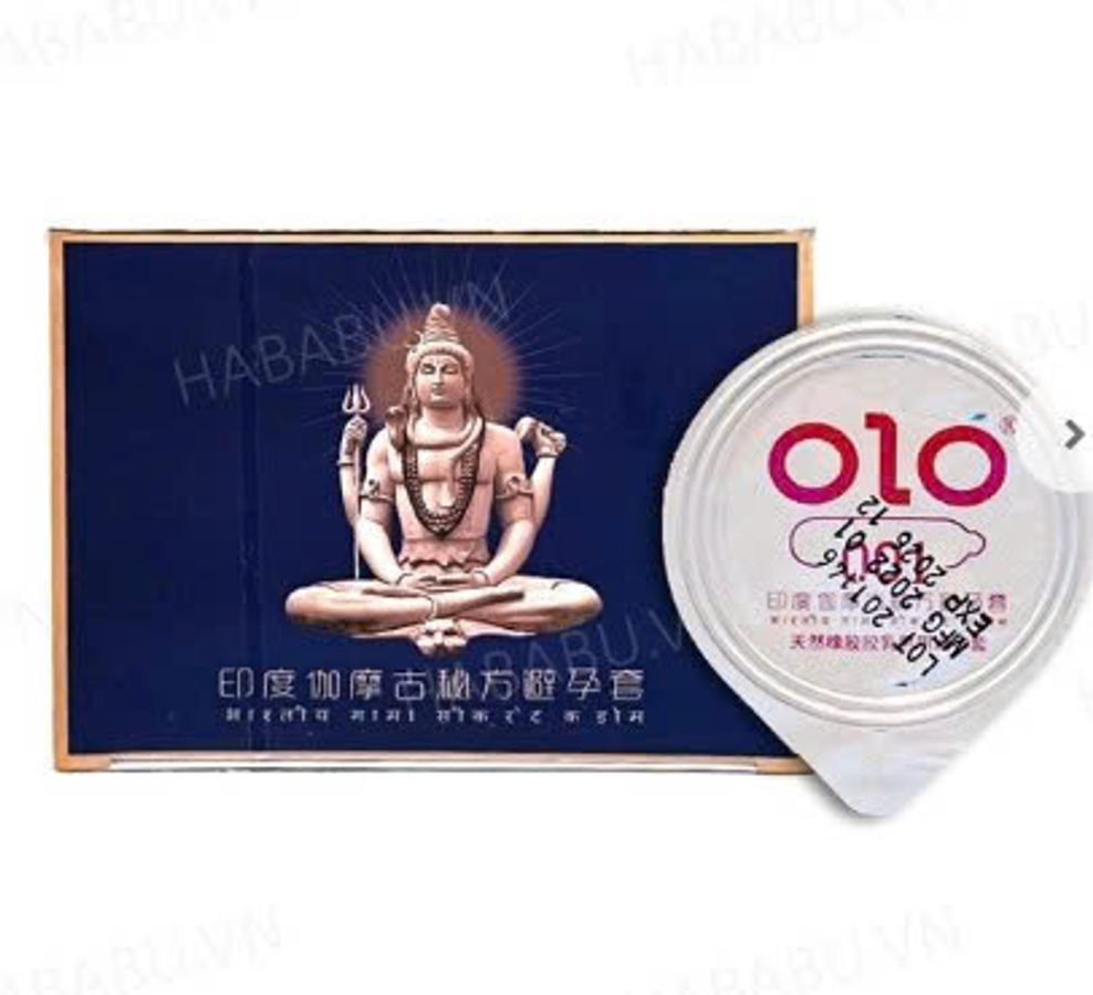 Bao cao su kéo dài thời gian Olo Kama Xanh hộp 10 chiếc chính hãng