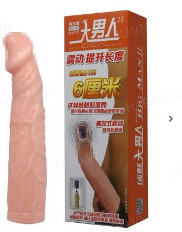 Bao cao su đôn dên Baile 6cm rung đầu tăng kích thước chính hãng