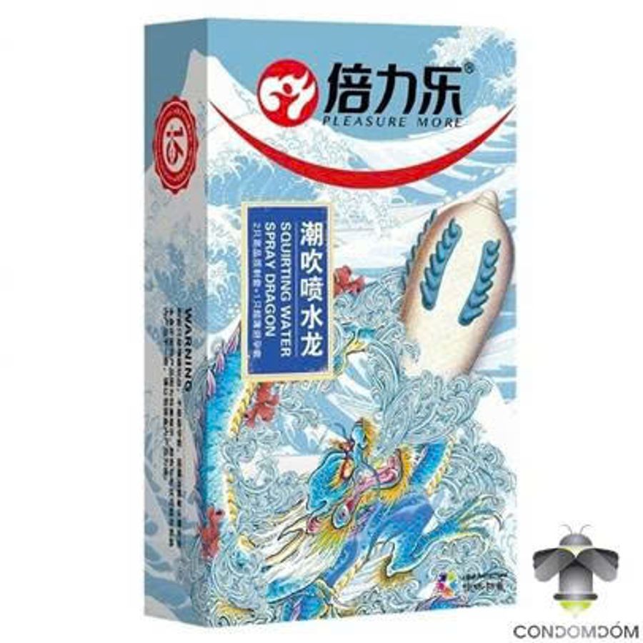 Bao cao su HBM Rồng xanh gai siêu khủng hộp 3 chiếc