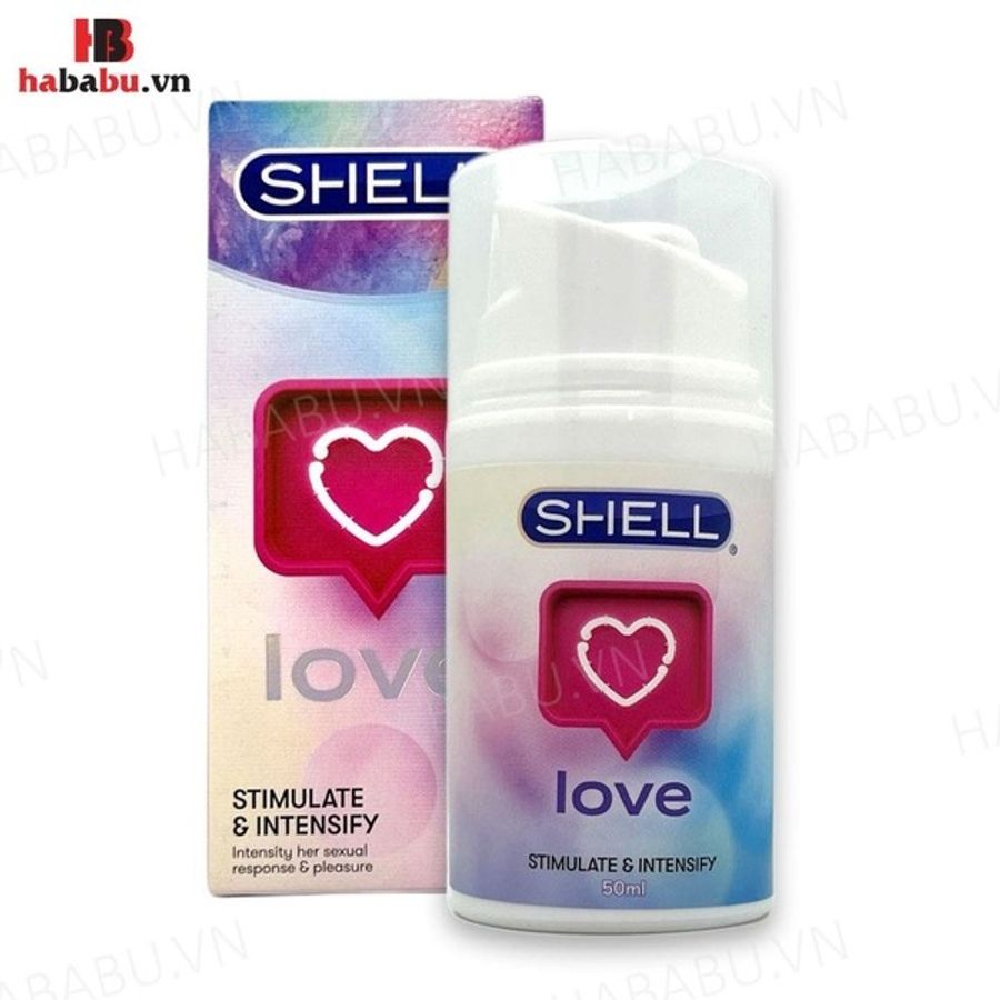Gel bôi trơn tăng khoái cảm nữ Shell Love 50ml chính hãng