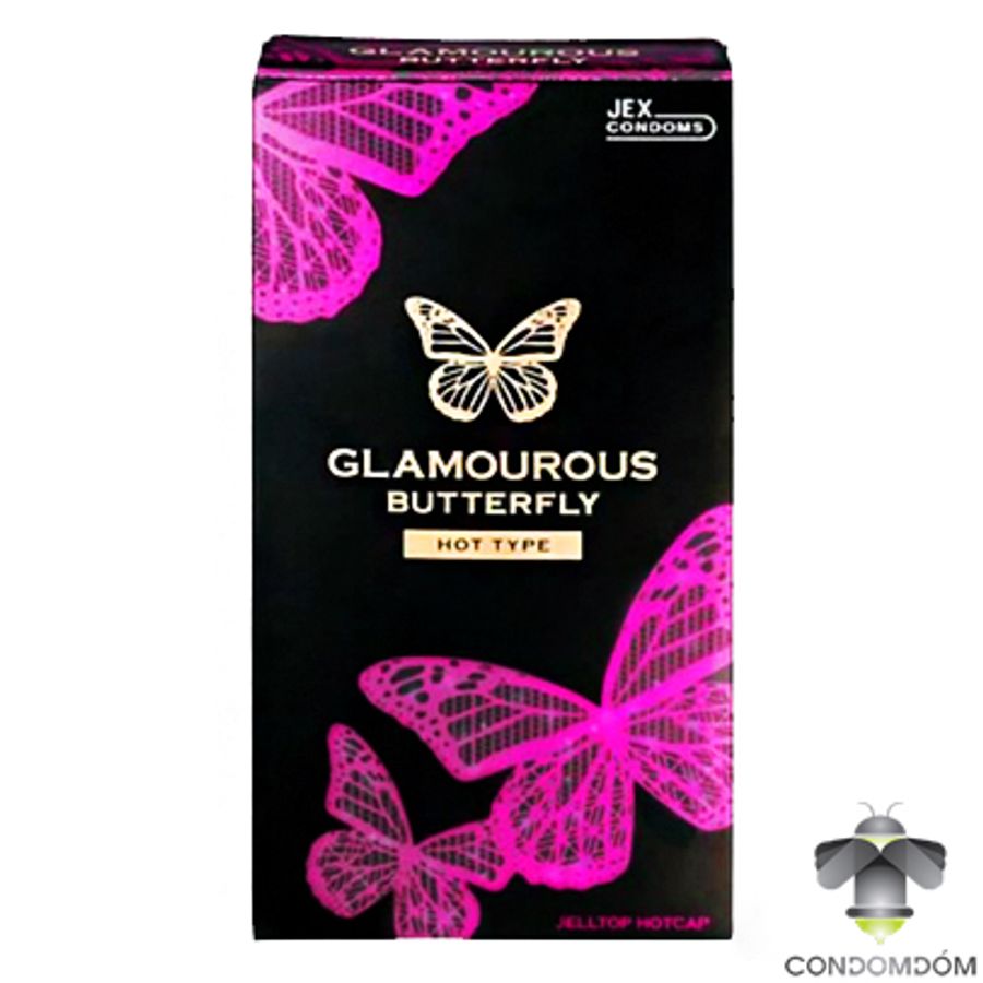 Bao cao su Jex Glamourous Butterfly Hot Type hộp 12 chiếc