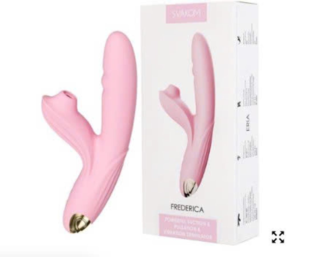SVAKOM Frederica - Dương vật giả Rung Thụt, Bú Hút Cao Cấp 344486