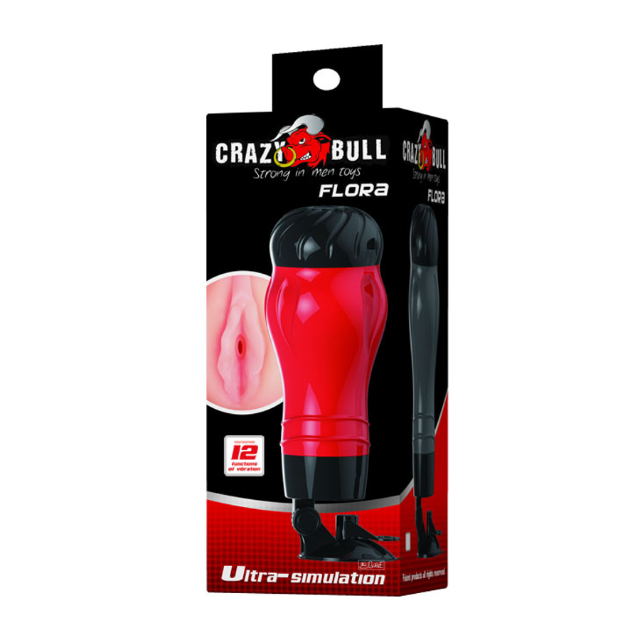 Cốc Hậu Môn Vừa Rung Vừa Xoay - Crazy Bull