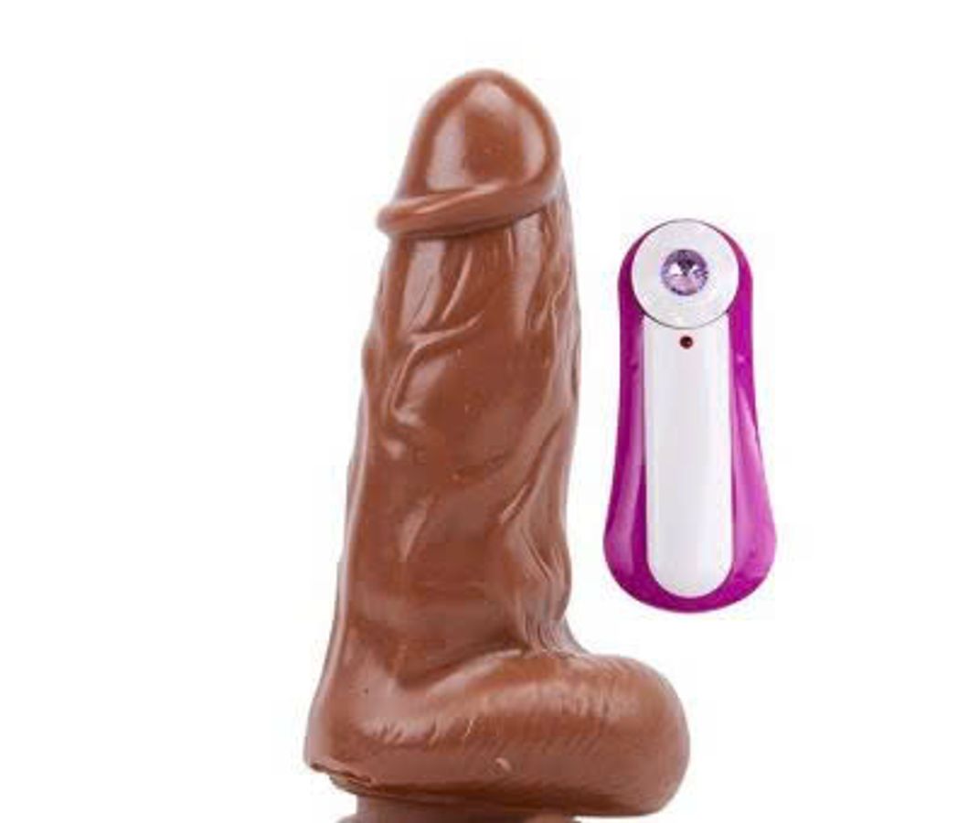 Dương Vật Giả Hít Tường Da Nâu Dv020