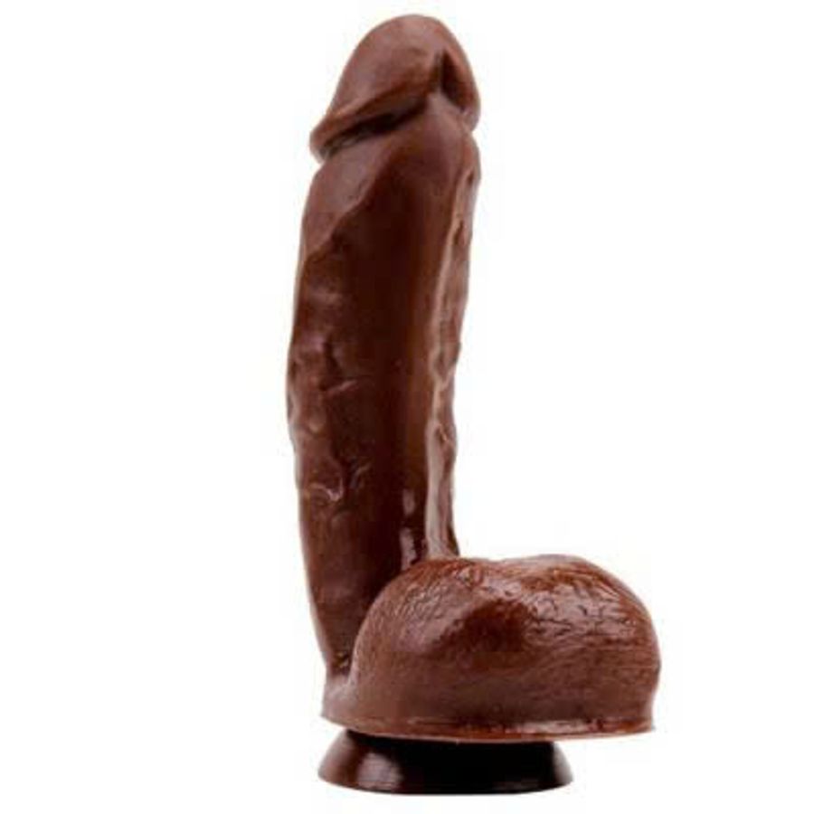 Dương Vật Giả Hít Tường Da Nâu Hard On