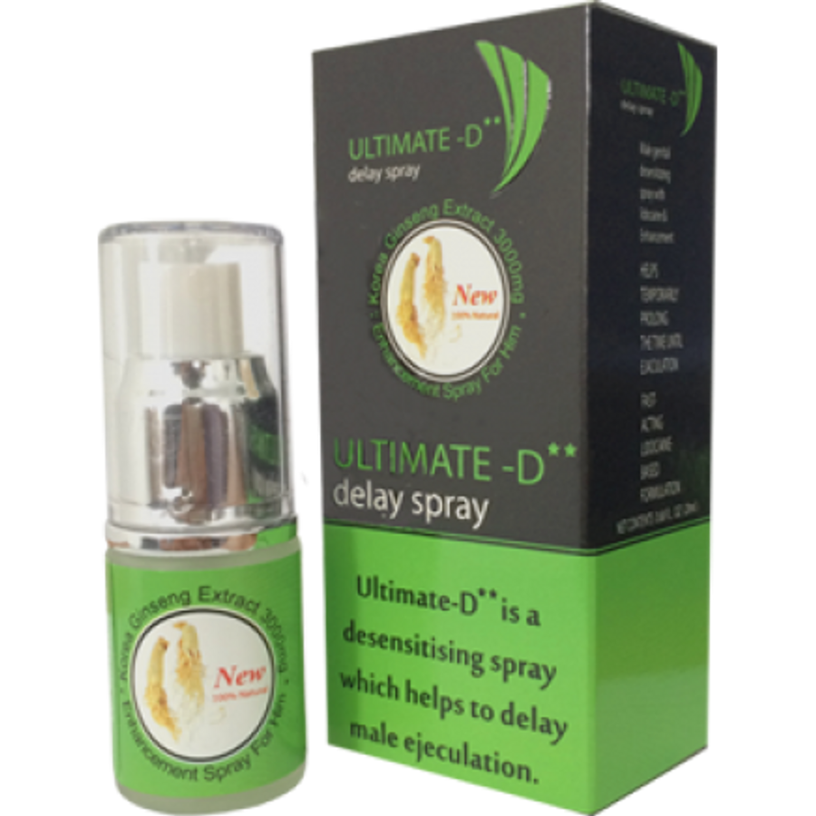 Xịt Kéo Dài Xuất Tinh Triết Xuất Từ Nhân Sâm Ultimate D - Xuất Xứ Anh Quốc