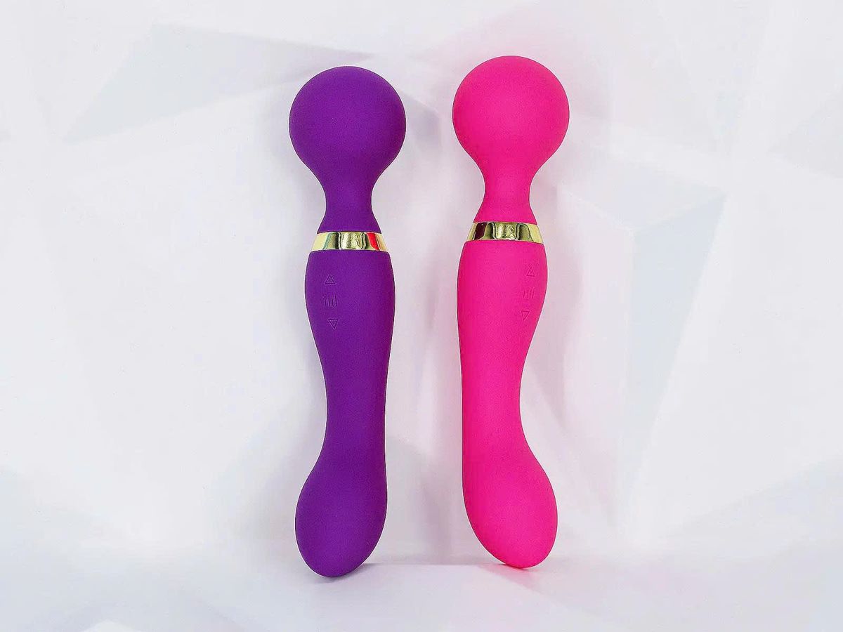 Máy Massage Hỗ Trợ Giải Tỏa Cho Nữ hai đầu rung kích thích điểm G mạnh mẽ đa năng Chính Hãng