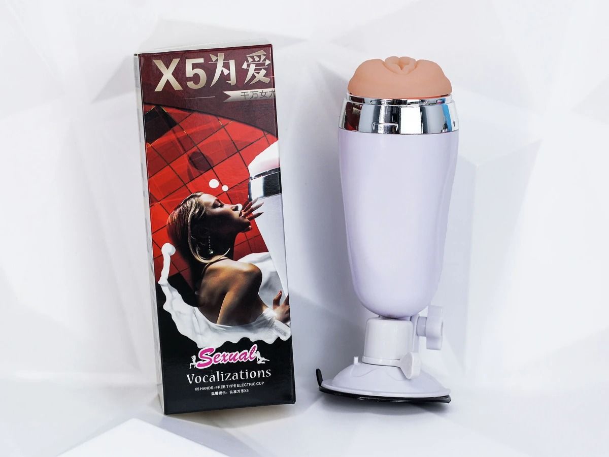 Âm đạo giả X5 Cup có đế không rung