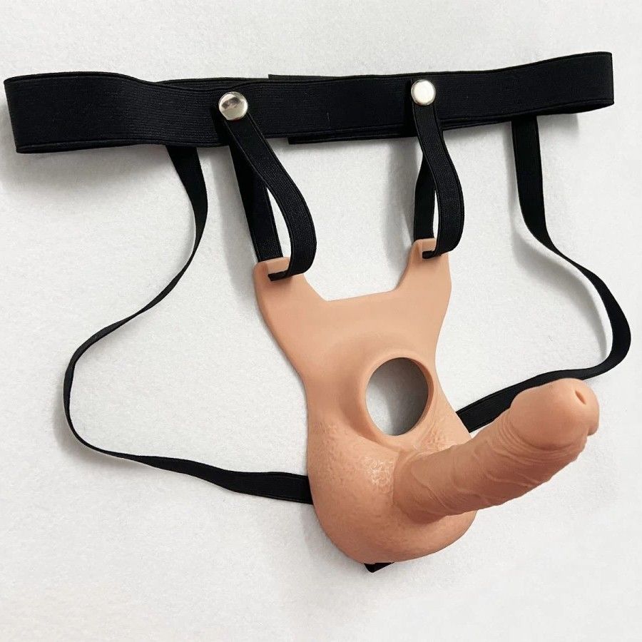 Dương vật giả dây đeo 2 đầu kết hợp