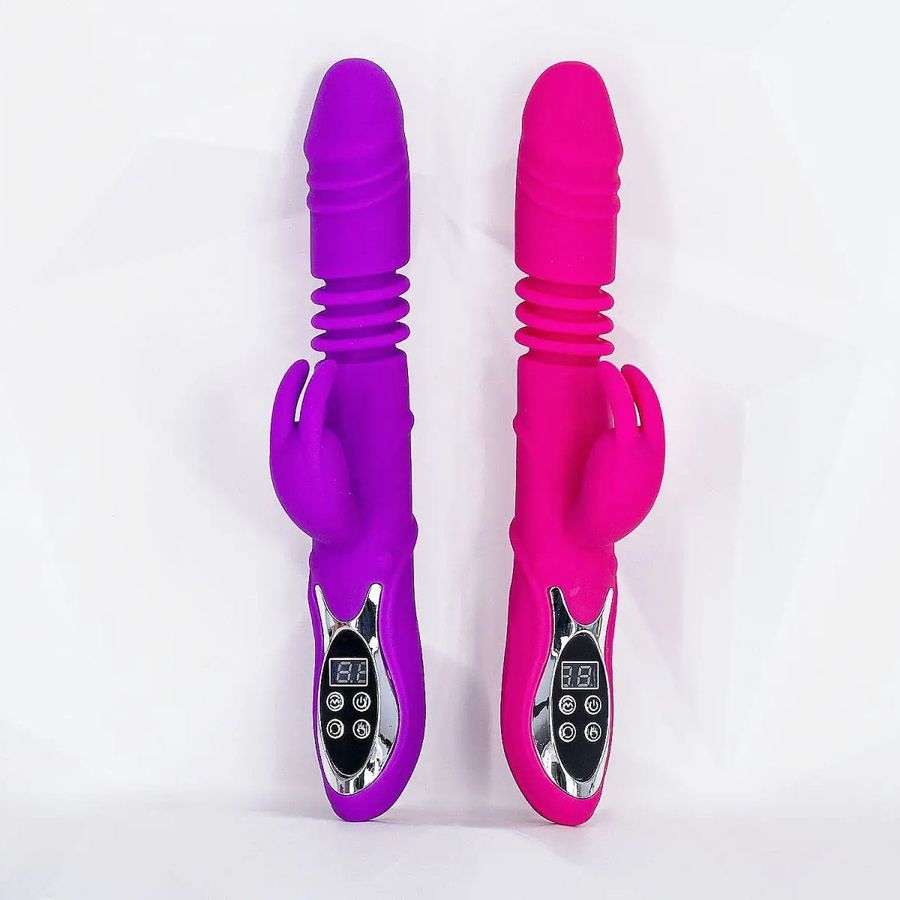 Dương vật giả rung thụt, phát nhiệt Rabbit Vibrator