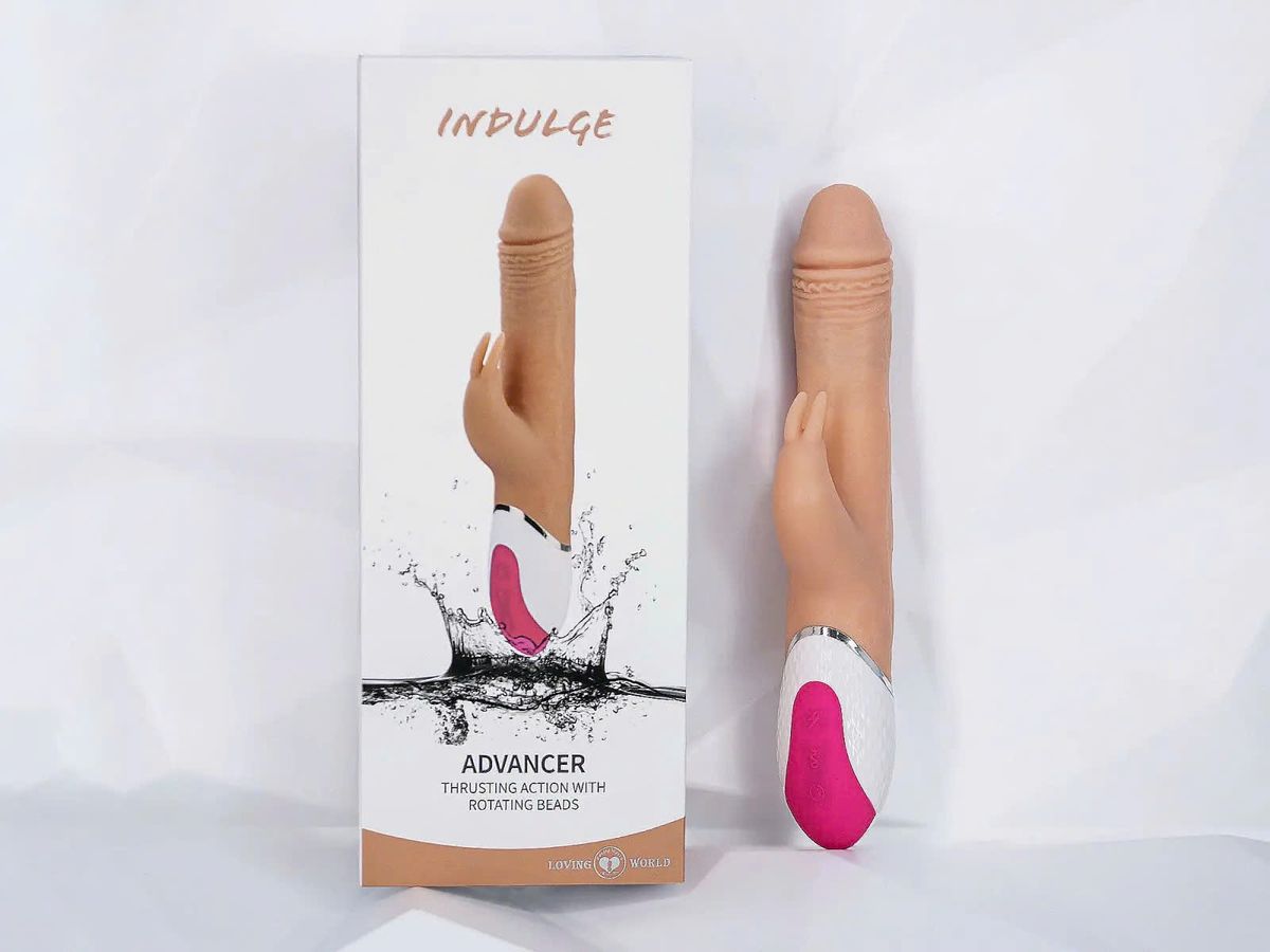 Dương vật giả đa năng Indulge Advancer rung thụt ngoáy