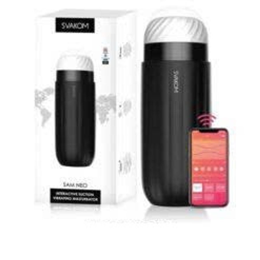 Máy Massage Hỗ Trợ Giải Tỏa Cho Nam  Svakom Sam Neo Co Bóp Rung Hút Chính Hãng