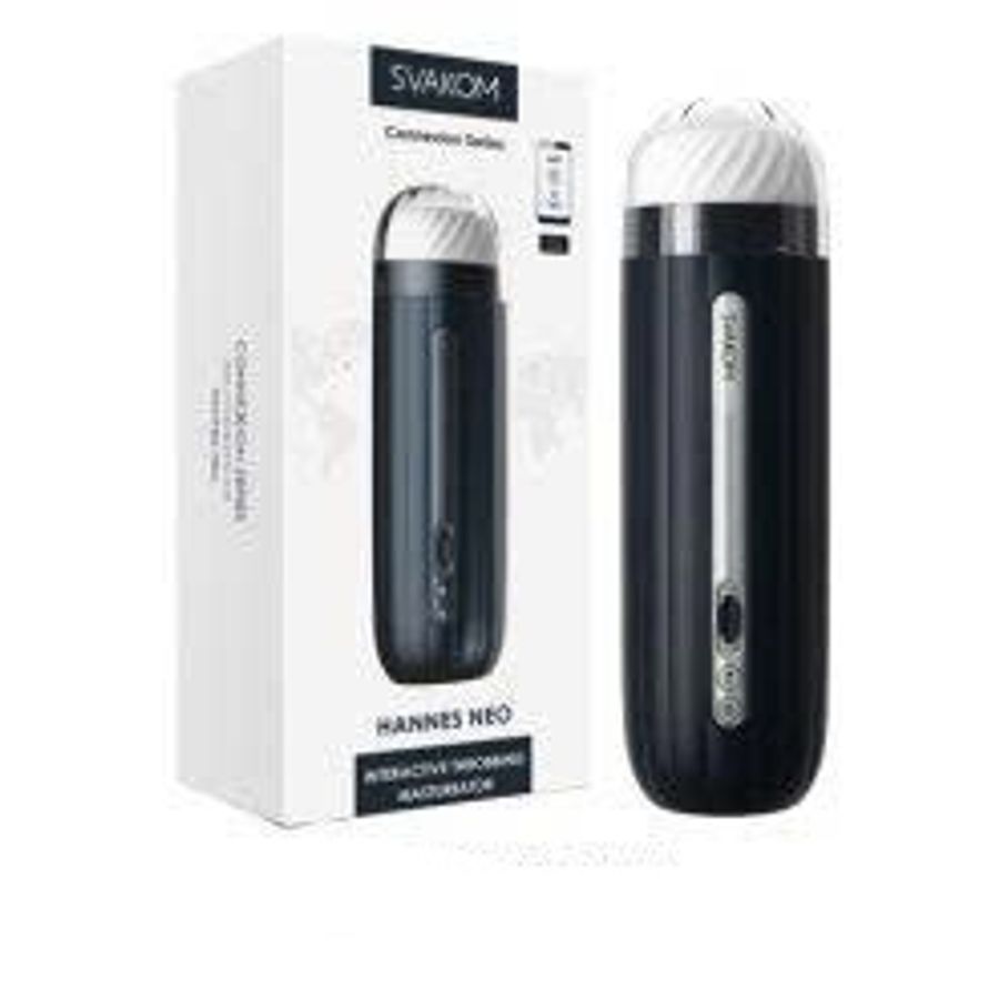 Máy Massage Hỗ Trợ Giải Tỏa Cho Nam Svakom Hannes Neo Thụt Co Bóp Sưởi Ấm Chính Hãng