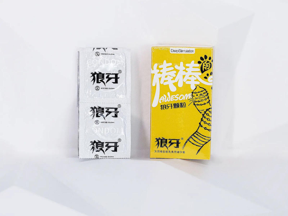 Bao cao su Lang Nha Awesome hạt nổi kích thích nhạy cảm