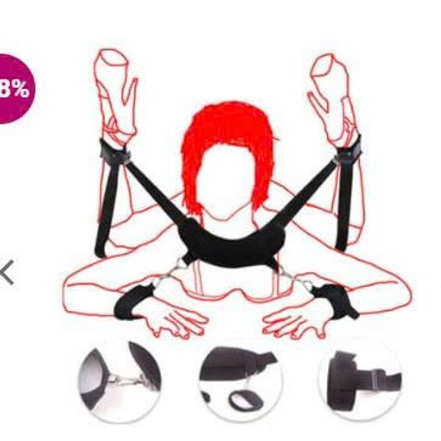 Bộ Dây Trói Tay Chân Liền Thân Có Mút Đệm Êm Ái (SM13)