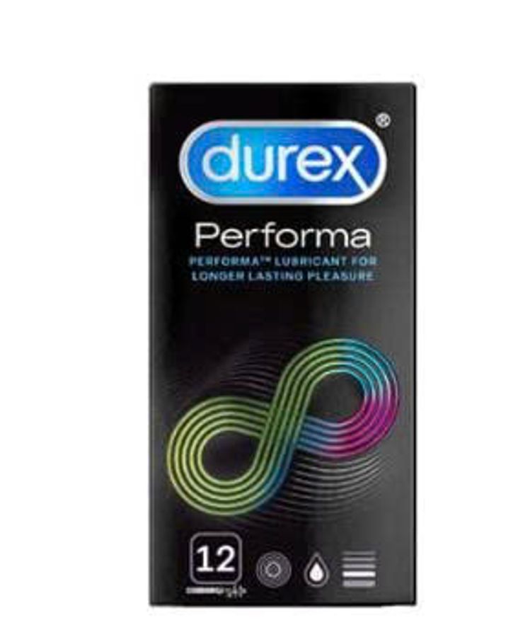 Bao Cao Su Durex Performa Kéo Dài Thời Gian Chính Hãng Hộp 12