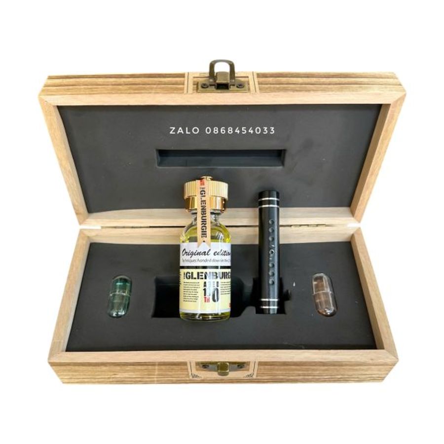 Popper hộp gỗ Glenburgie 30ml thơm nồng cực mạnh phiên bản mới 2025
