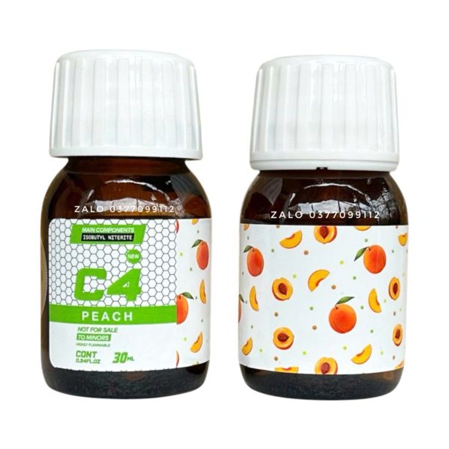 Popper C4 Peach Hương Đào 30ml