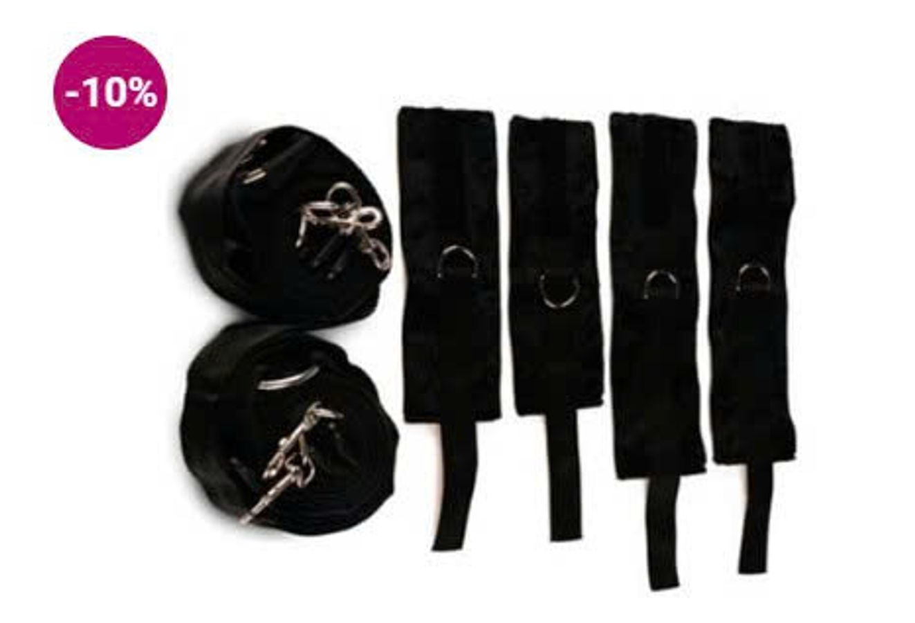 Bộ Trói Tay Chân Trên Giường Đồ Chơi Bạo Dâm Cao Cấp (SM09)