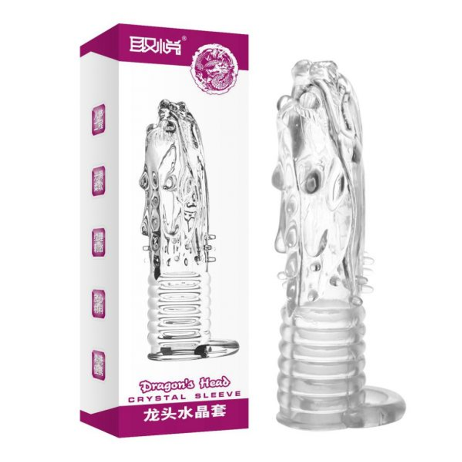 Bao đôn tăng kích thước dương dương vật trong suốt gân gai