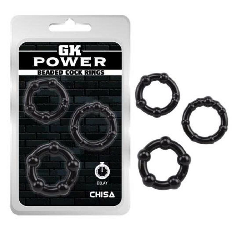 Bộ 3 vòng đeo dương vật silicon GK Power