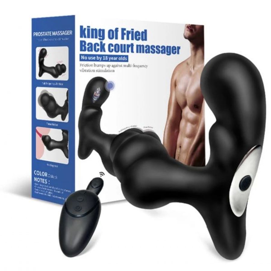 Plug rung 10 chế độ massage và kích thích tuyến tiền liệt mạnh mẽ King Prostate Massage (mẫu mới)