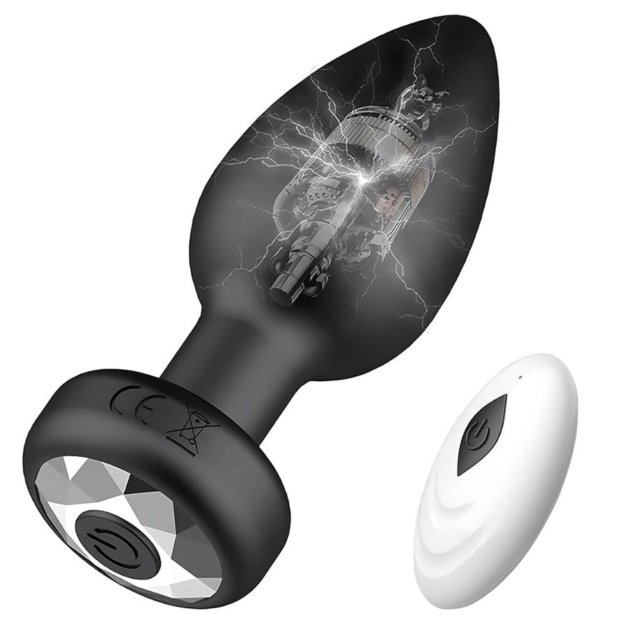 Phích cắm hậu môn rung nhiều chế độ điều khiển từ xa