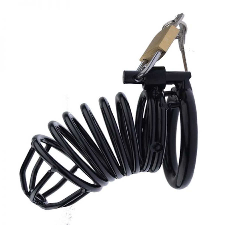 Khóa dương vật inox màu đen