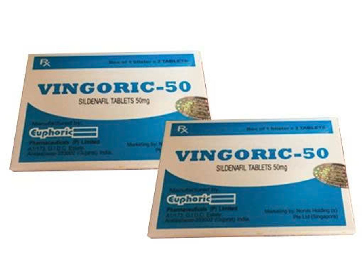 Viên uống hỗ trợ phái mạnh tăng bản lĩnh đàn ông Vingoric 50 hộp 1 vỉ x 2 viên nén