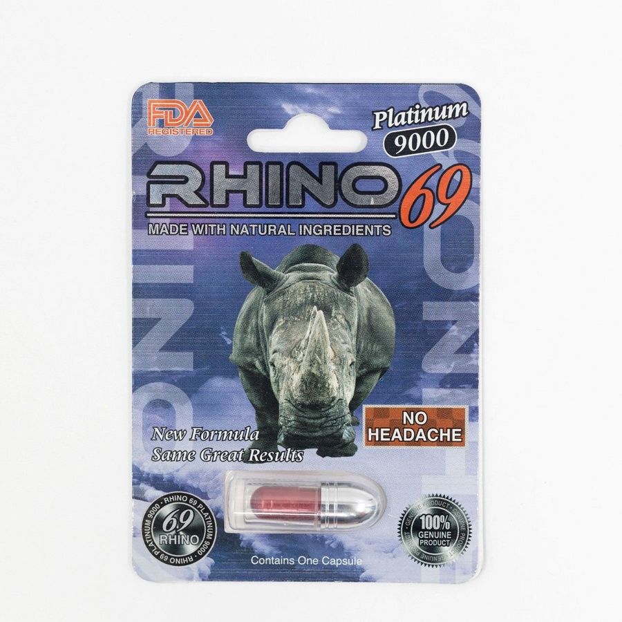 Viên uống cường dương Kéo Dài Thời Gian Rhino 69 | Vĩ 2 Viên