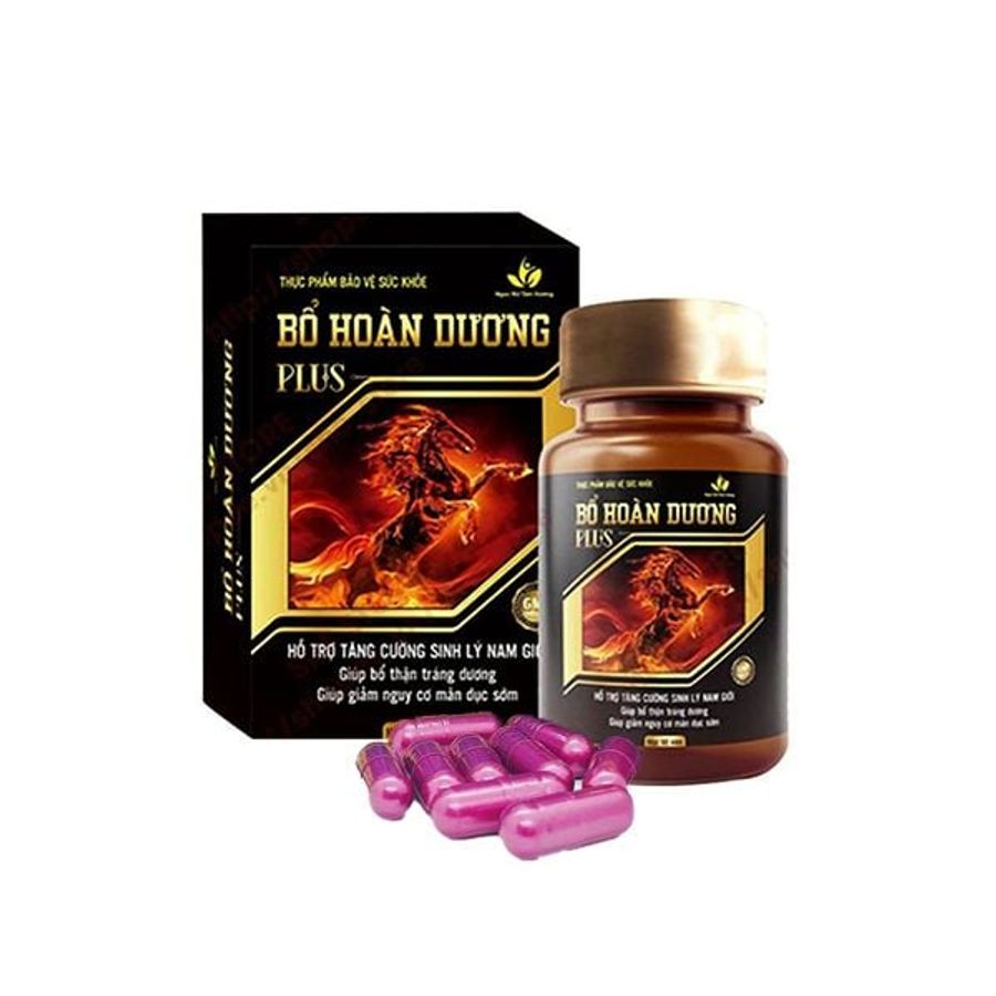 | Bổ Hoàn Dương Plus | Viên uống hỗ trợ sinh lý, bổ thận, tráng dương | Hộp 50 Viên |