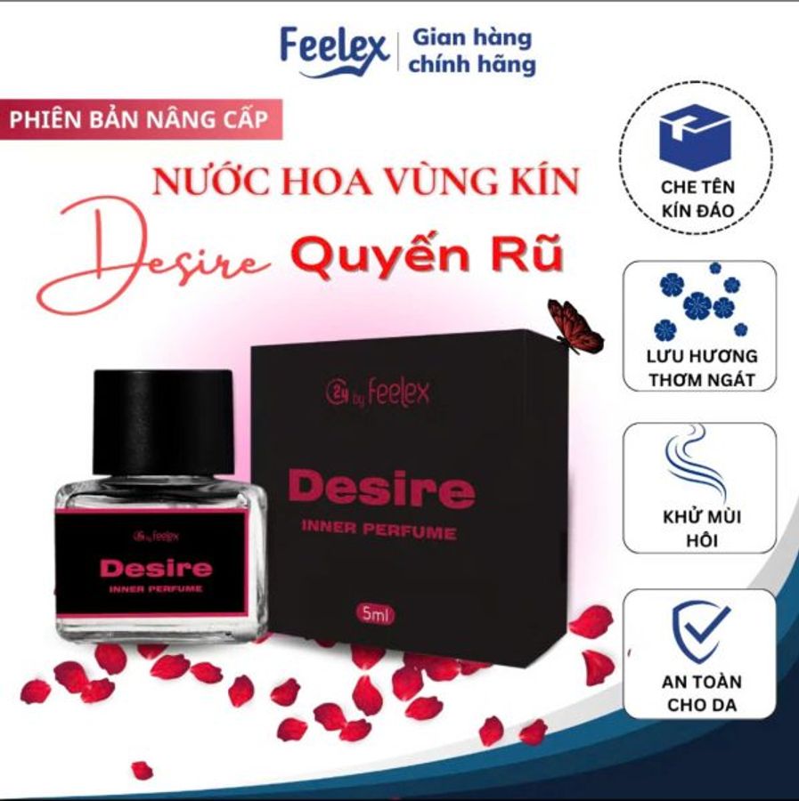 NƯỚC HOA VÙNG KÍN FEELEX DESIRE 5ML