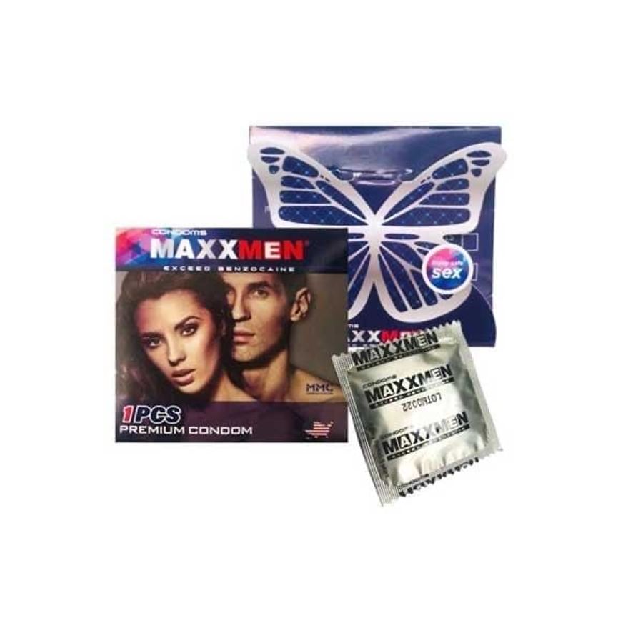 | Maxxmen Dot | Bao cao su bi lớn | Hộp 1 Cái |