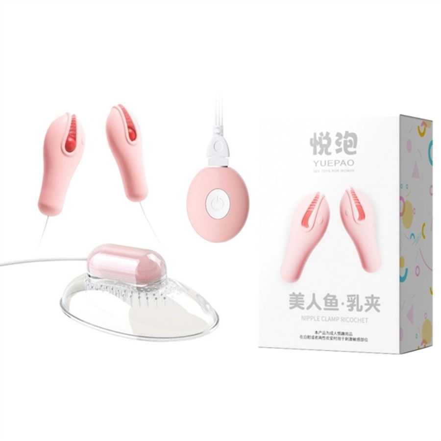  Đồ Chơi BDSM Kẹp Ngực YuePao Milk Clip 3 Đầu R S