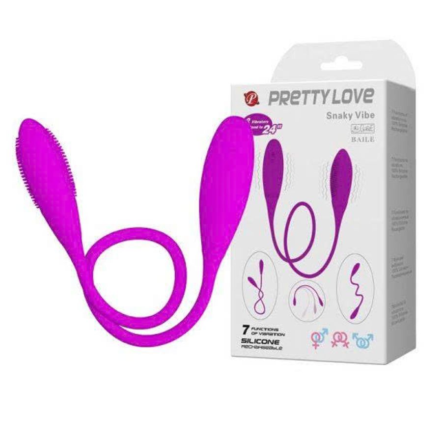 TRỨNG RUNG PRETTYLOVE SNAKY VIBE 2 ĐẦU