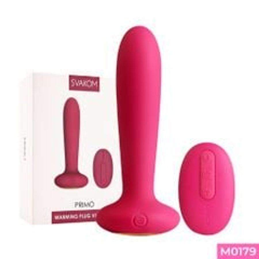 Trứng rung hậu môn Svakom Primo sưởi ấm điều khiển từ xa dùng pin sạc 335953