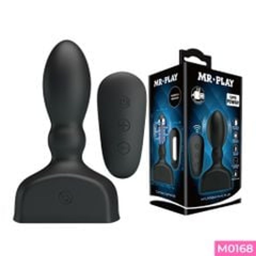 Trứng rung hậu môn Pretty Love Mr Play Anal Plug 12 chế độ rung xoay dùng sạc 335956