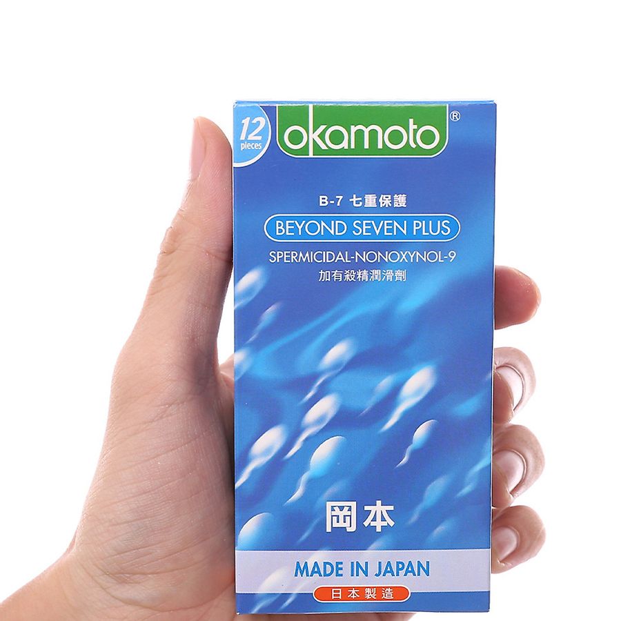 Bao cao su size lớn Okamoto Beyond Seven Plus ( Size 54mm )