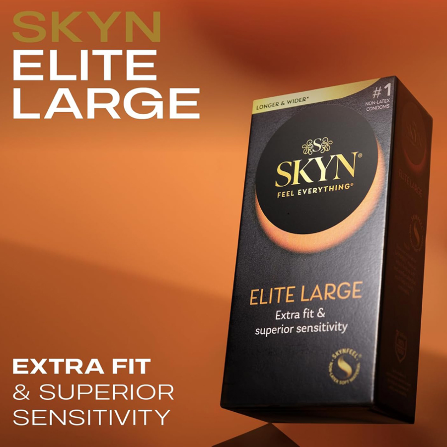 Bao cao su Size lớn 56mm chất liệu cao cấp không mùi LifeStyles Skyn Elite Large