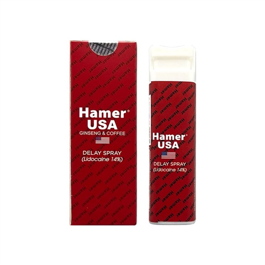 Xịt chống xuất tinh sớm Hamer USA Delay Spray 12,5ml tiêu chuẩn Mỹ chính hãng
