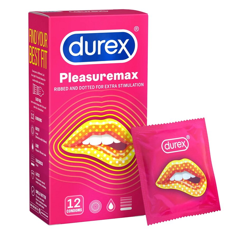 Bao Cao Su Durex Pleasuremax Chính hãng ( Hộp 12 – Mẫu Mới )