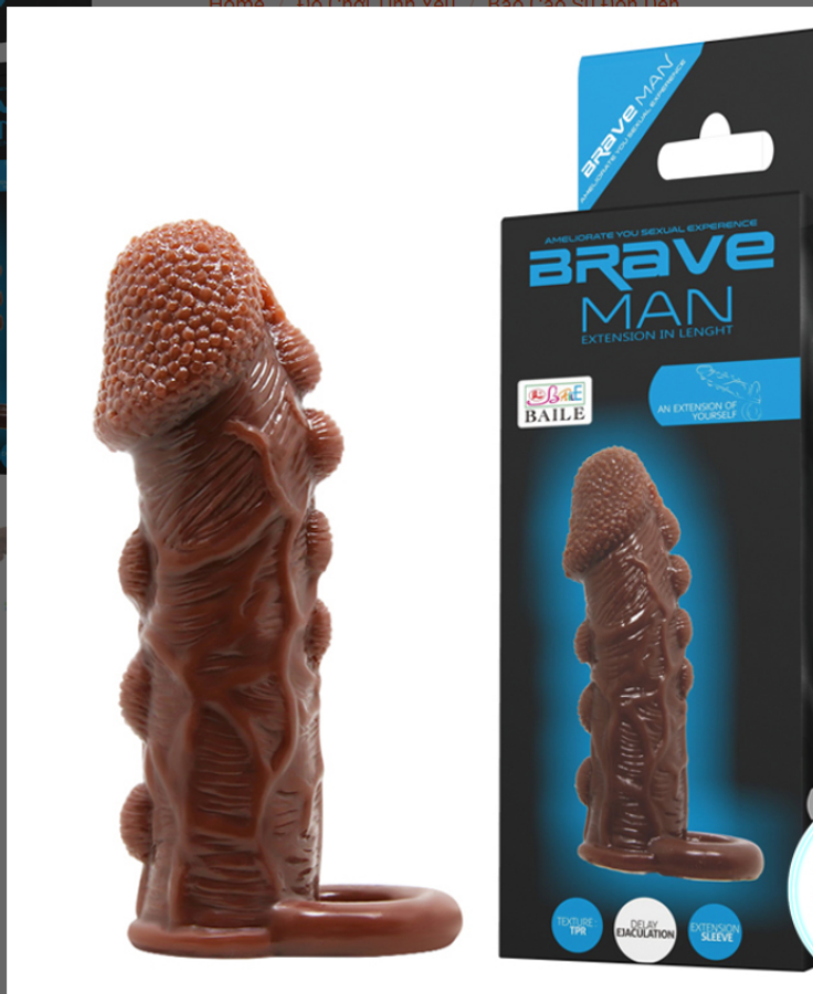 Bao cao su đôn bi tăng khoái cảm Brave Man